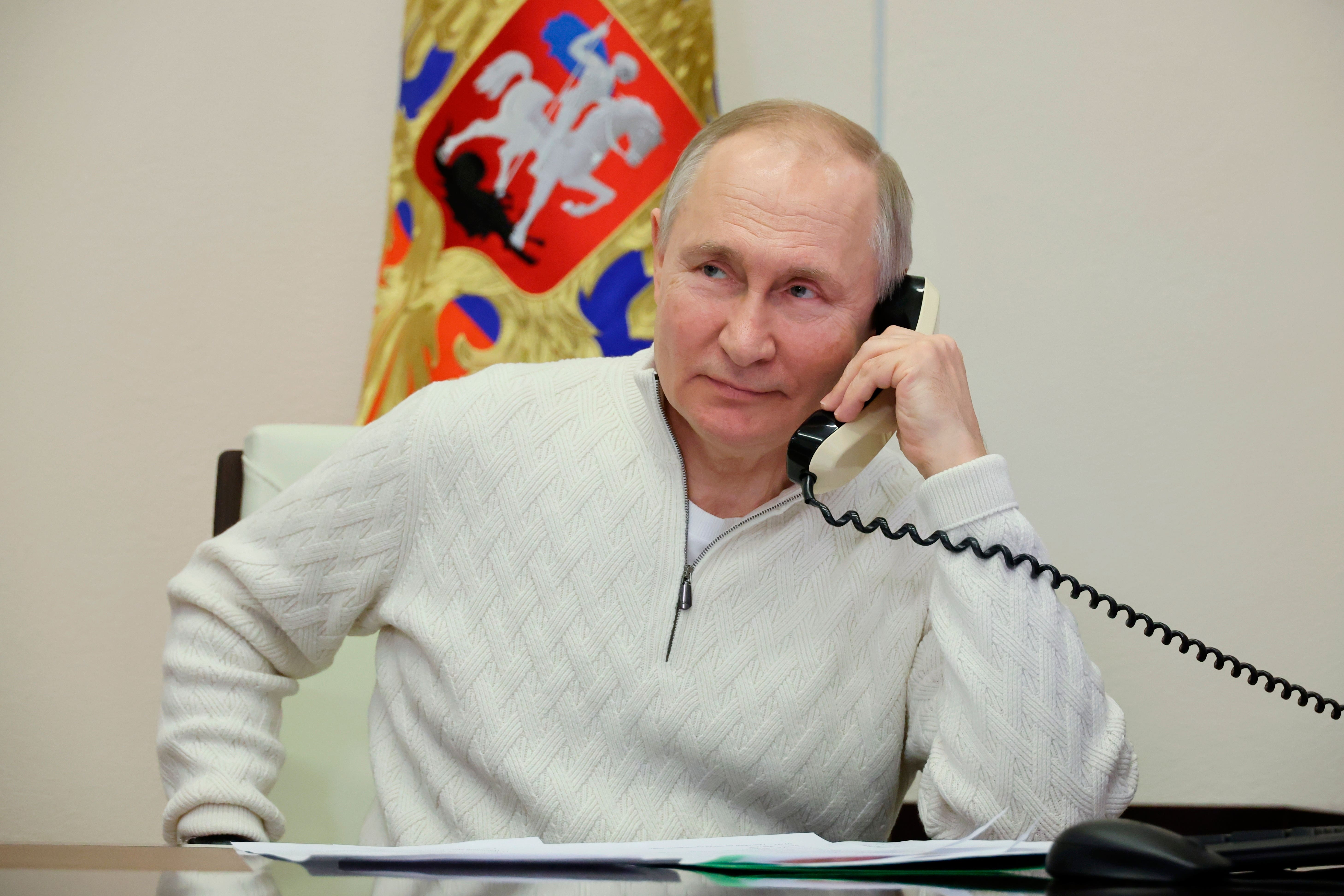 Vladimir Putin (Mikhail Klimentyev, Sputnik, Kremlin Pool Photo via AP)