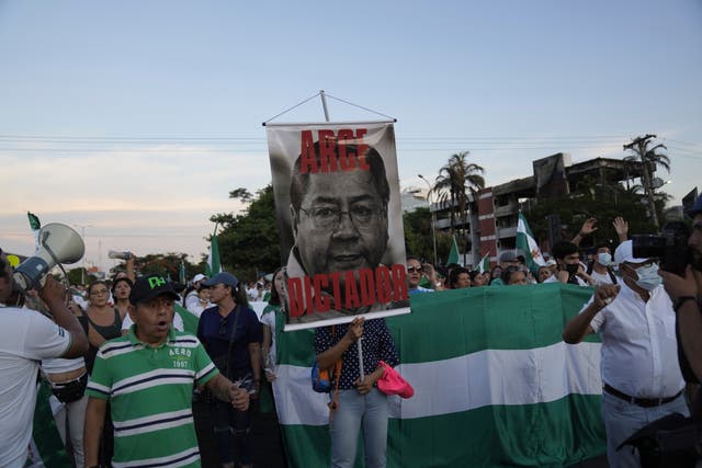 BOLIVIA-PROTESTAS OPOSICIÓN