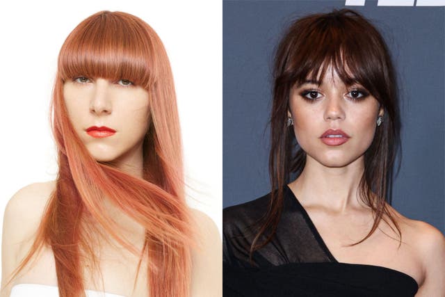 Fadded copper and curtain bangs will be major hair trends in 2023 (Alamy/PA)