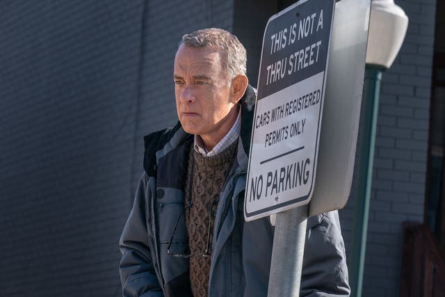 <p>Tom Hanks as a grumpy widower in the film ‘A Man Called Otto’ </p>