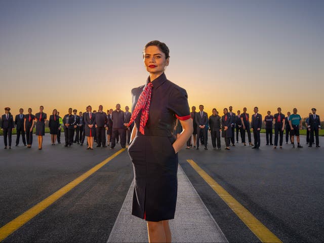 <p>British Airways’ new uniforms</p>