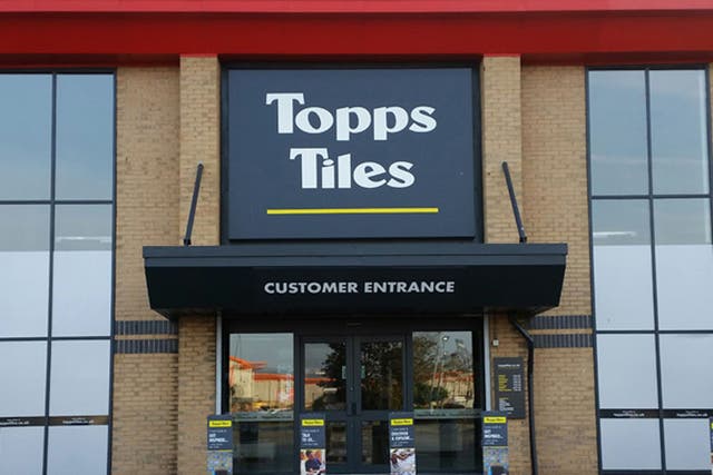 Topps Tiles has come under pressure from a main shareholder seeking to oust its chairman (Topps Tiles/PA)