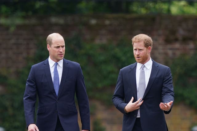 William and Harry (Yui Mok/PA)