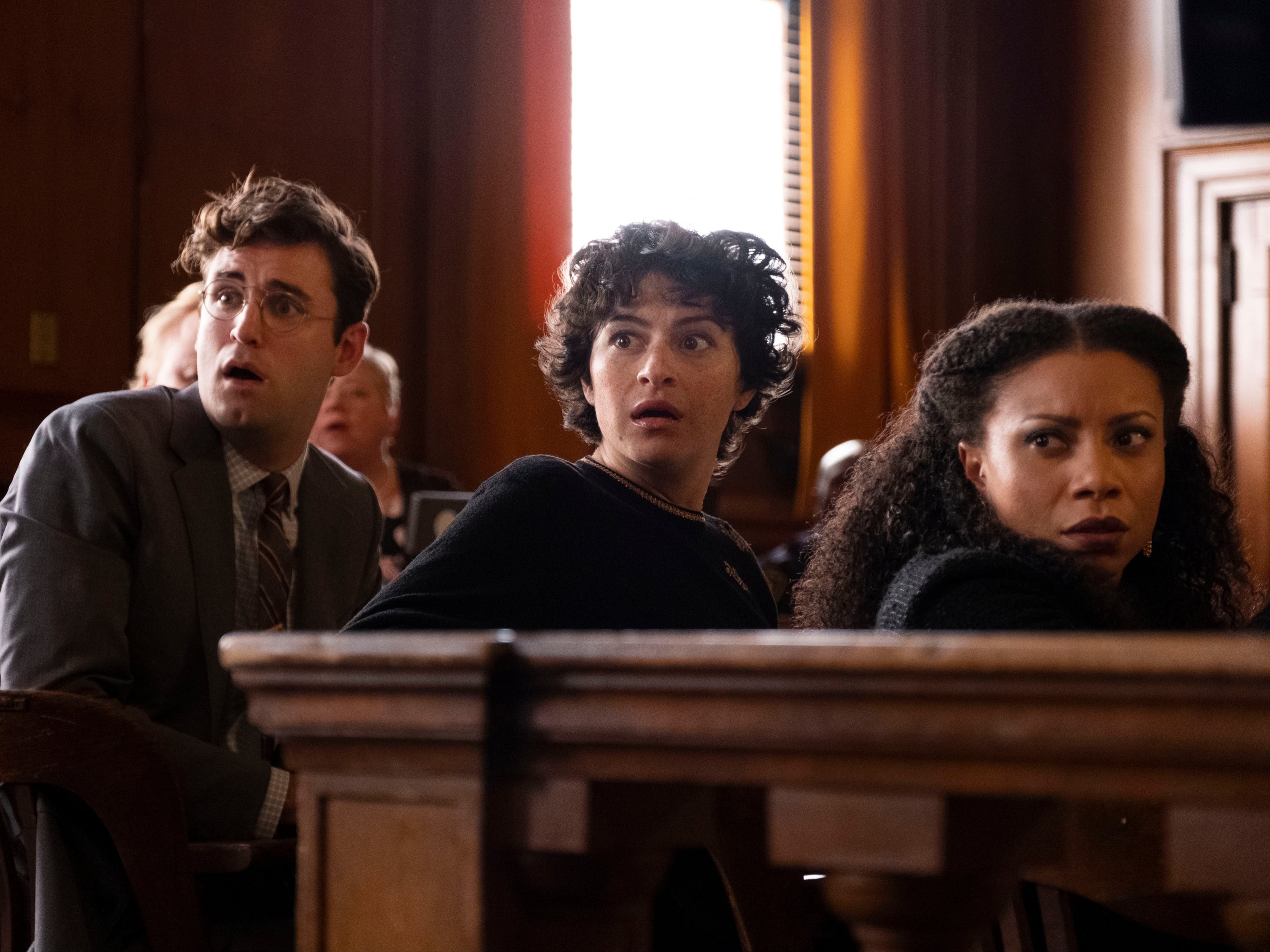 John Reynolds, Alia Shawkat and Shalita Grant in ‘Search Party'