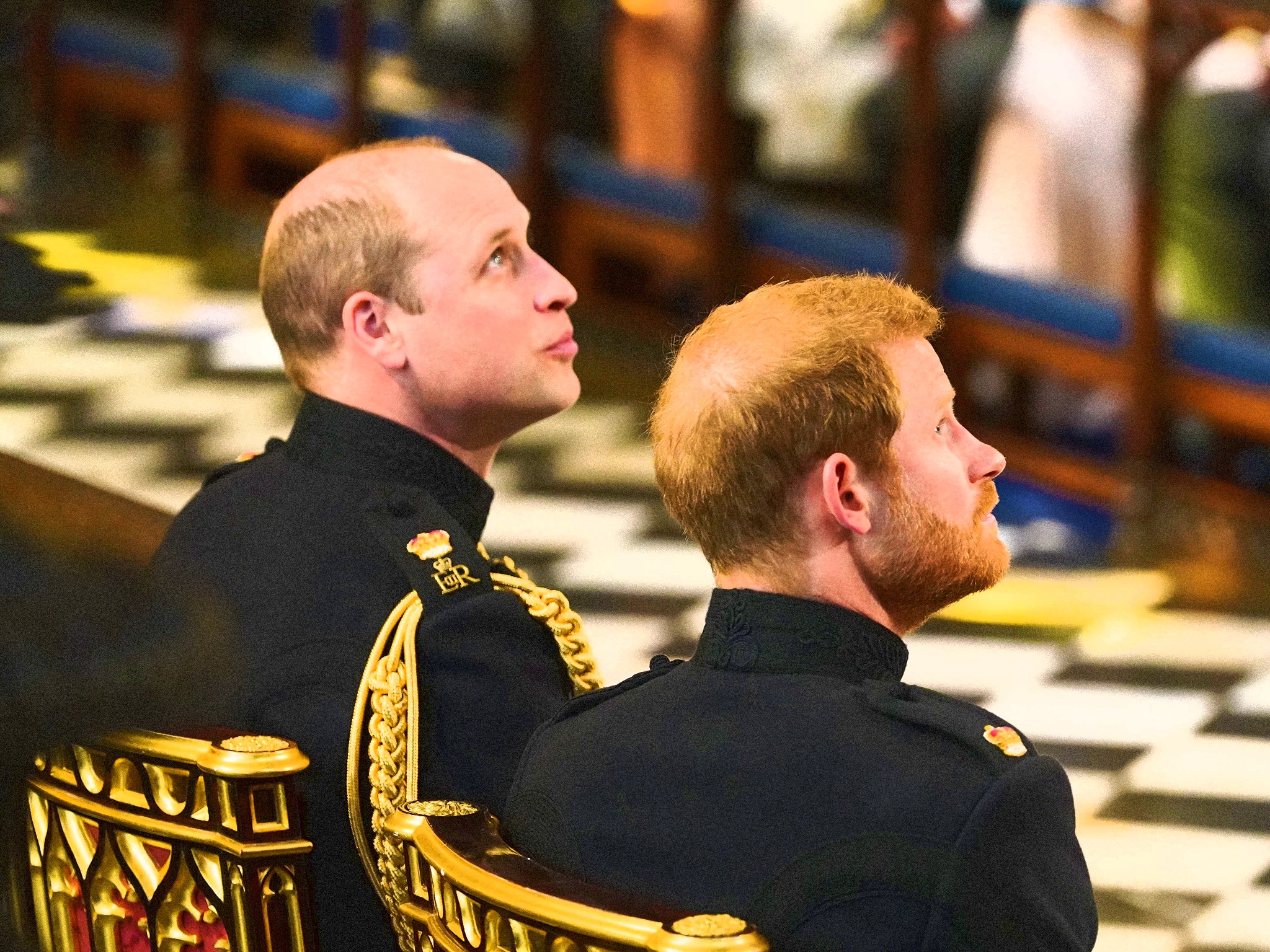 Princes William and Harry in 2018