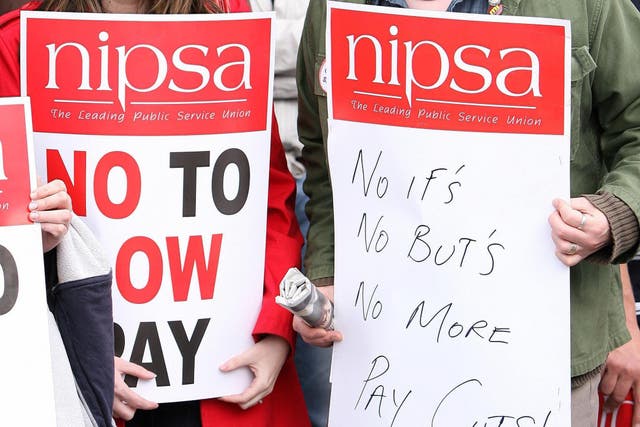 Nipsa said the offer represents a pay cut for every civil servant and is recommending it is rejected (PA)