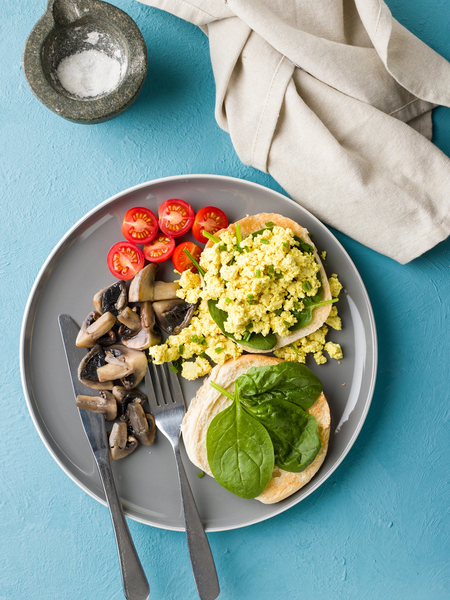 Tofu scramble is a great heart-healthy swap for eggs