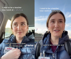 Women reveals how her life improved after quitting teaching job to work at Costco