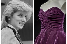 Princess Diana’s purple Victor Edelstein dress to be auctioned by Sotheby’s