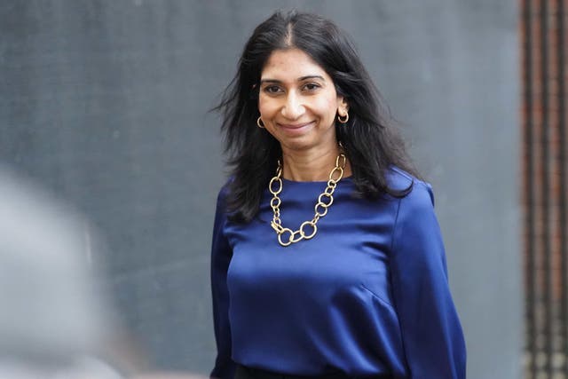 Home Secretary Suella Braverman is reportedly considering ditching commitments made in the wake of the Windrush scandal (James Manning/PA)
