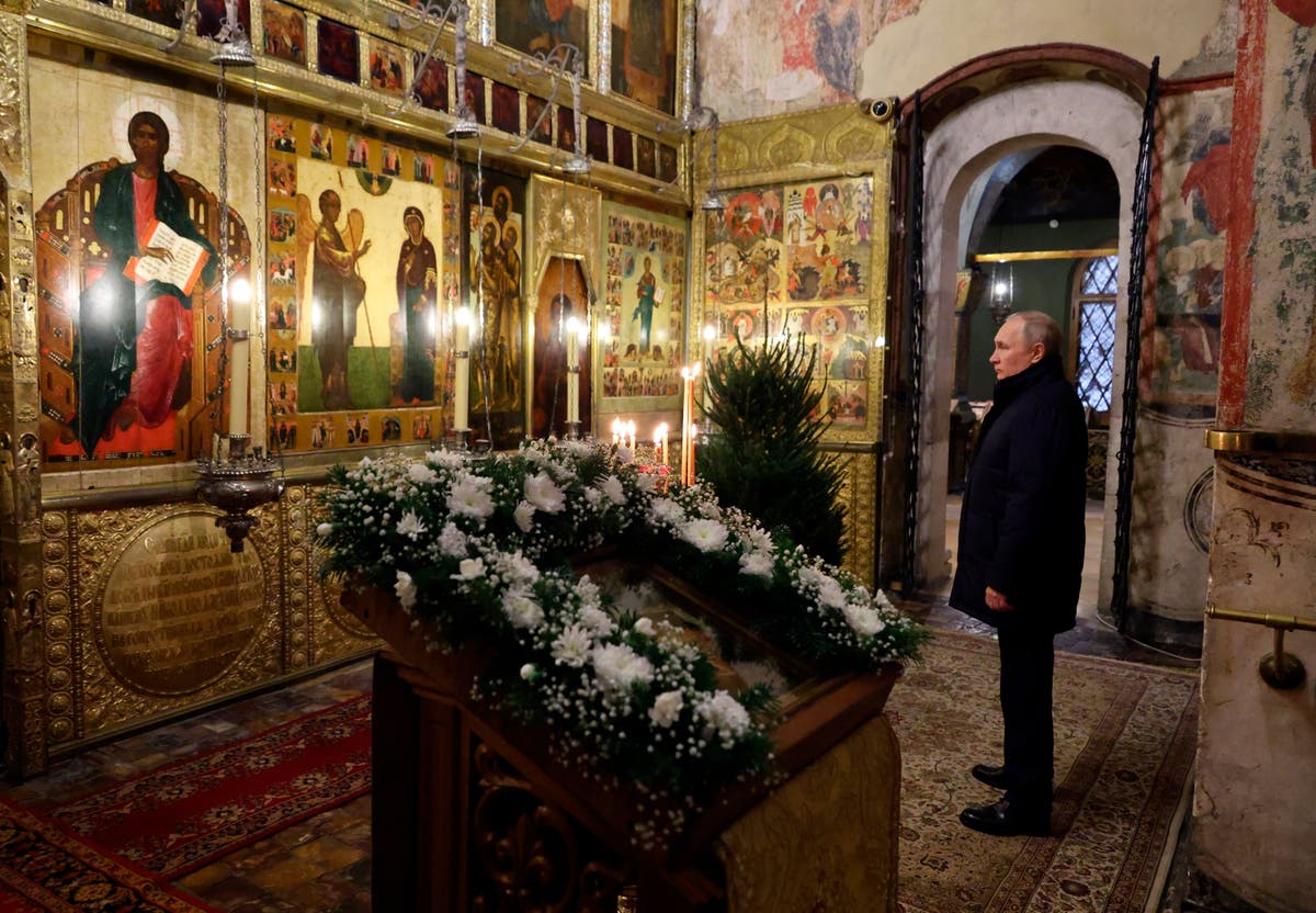 Ukraine war news &ndash; live: Putin praises Russian Orthodox Church for supporting war