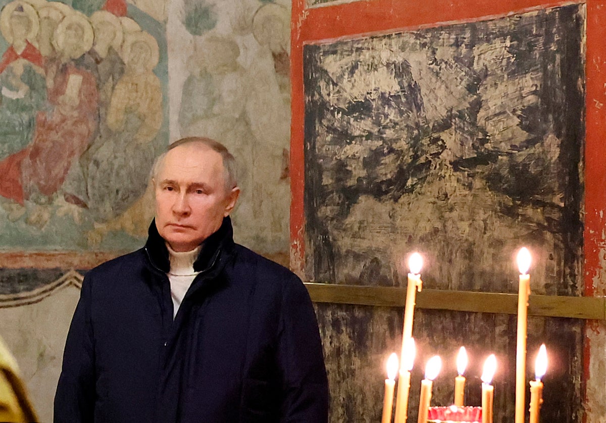 Ukraine war news – live: Putin praises Russian Orthodox Church for supporting war