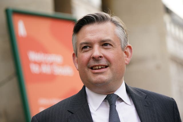 <p>Jonathan Ashworth has outlined plans to entice over-50s to take up employment again (Yui Mok/PA)</p>