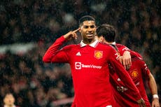 Manchester United’s ‘unstoppable’ Marcus Rashford hailed after FA Cup win over Everton