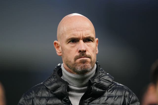 Erik ten Hag believes Manchester United are playing with a winning attitude (Zac Goodwin/PA)