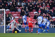 Middlesbrough vs Brighton & Hove Albion LIVE: FA Cup latest score, goals and updates from fixture