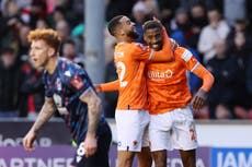 FA Cup: Blackpool thrash Premier League side Nottingham Forest and Burnley dump out Bournemouth