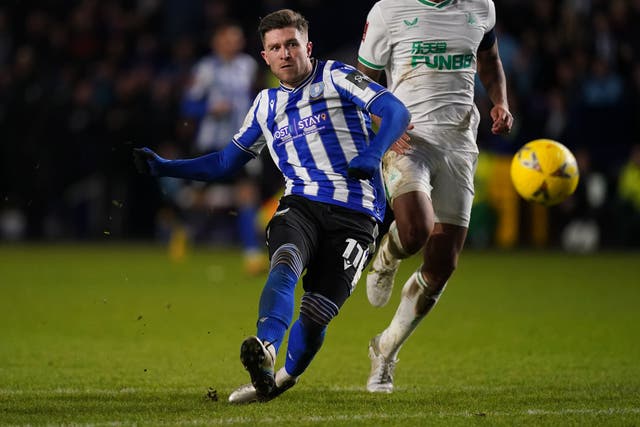 Josh Windass scored twice for Sheffield Wednesday in a 2-1 win over Newcastle in the FA Cup third round (Nick Potts/PA)