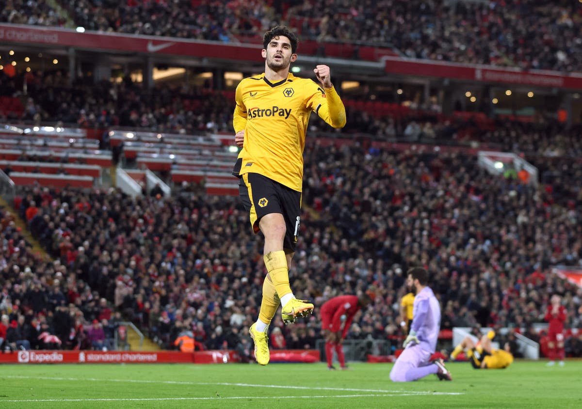 Wolves earn FA Cup replay after defensive errors see Liverpool held at Anfield