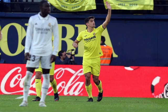 Villarreal’s Gerard Moreno, (right) slotted in a second-half penalty (Alberto Saiz/AP) (AP Photo/Alberto Saiz)