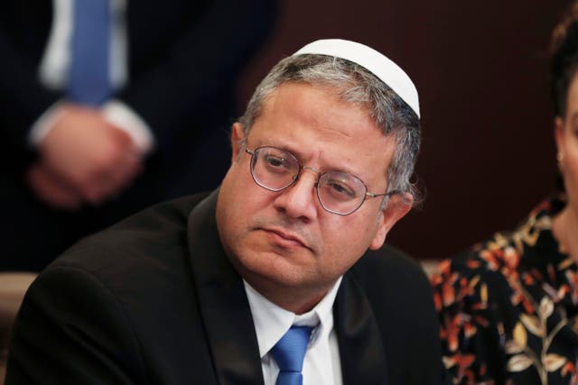 <p>Itamar Ben Gvir, the minister of national security in Benjamin Netanyahu's new government</p>