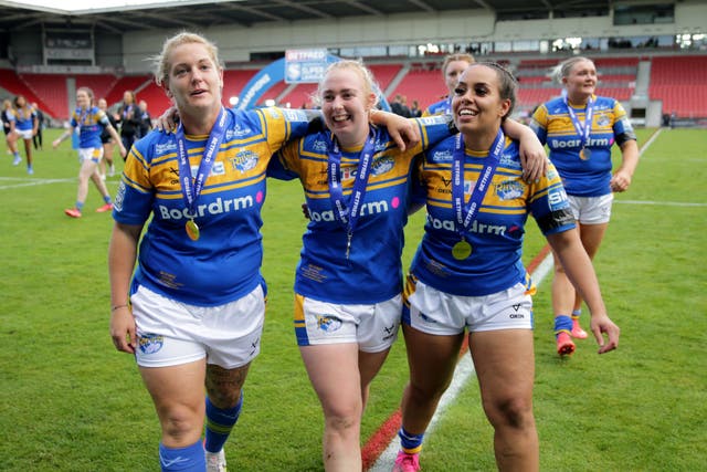 Leeds are eager to repeat last year’s Grand Final triumph (Ian Hodgson/PA)