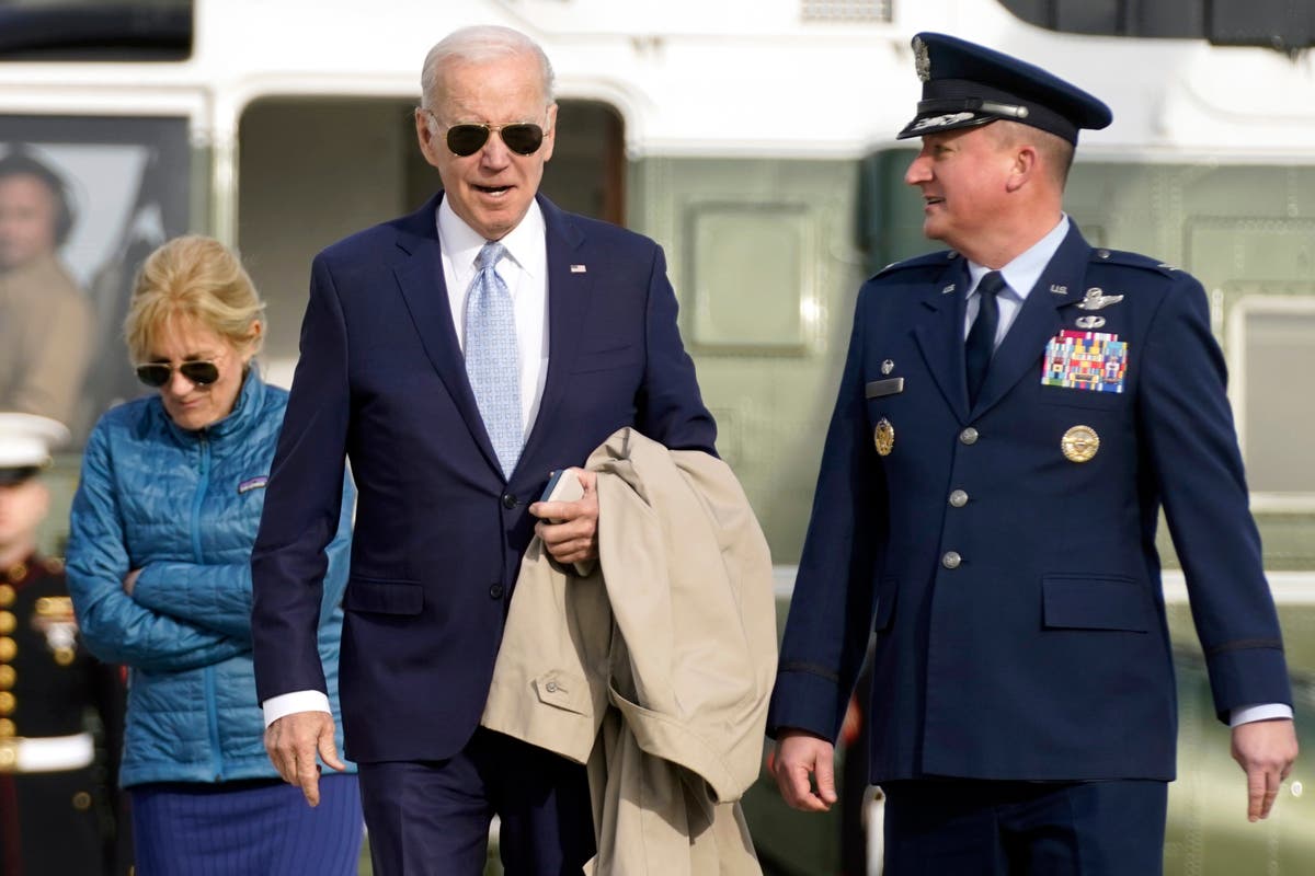 Biden takes first presidential trip to US-Mexico border as officials report surge of migrants