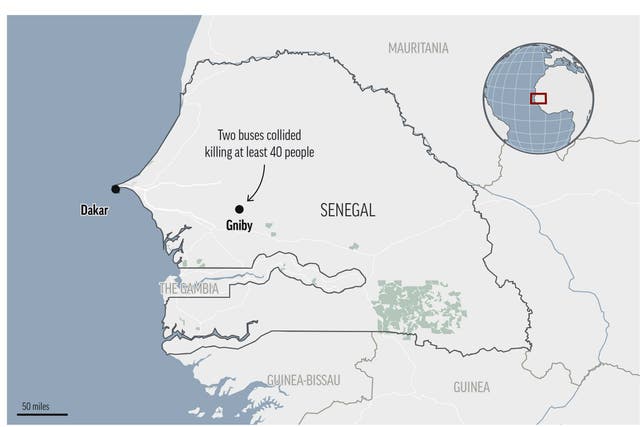 Senegal-Bus Crash