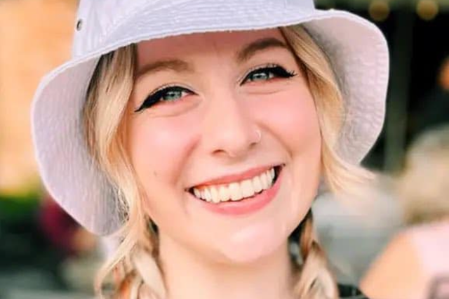 <p>Abby Zwerner, 25, is in a stable condition in hospital after she was shot by a 6-year-old student</p>