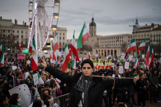 EUROPA-IRÁN PROTESTAS