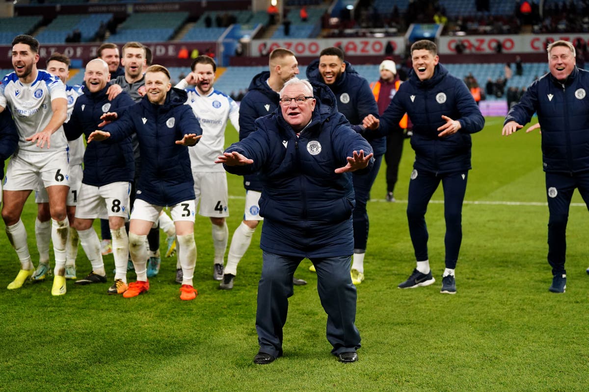 Steve Evans will be ‘telling his grandkids’ about Stevenage upset of Aston Villa