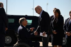 Texas governor confronts Biden at airport after complaining he wasn’t invited to border visit