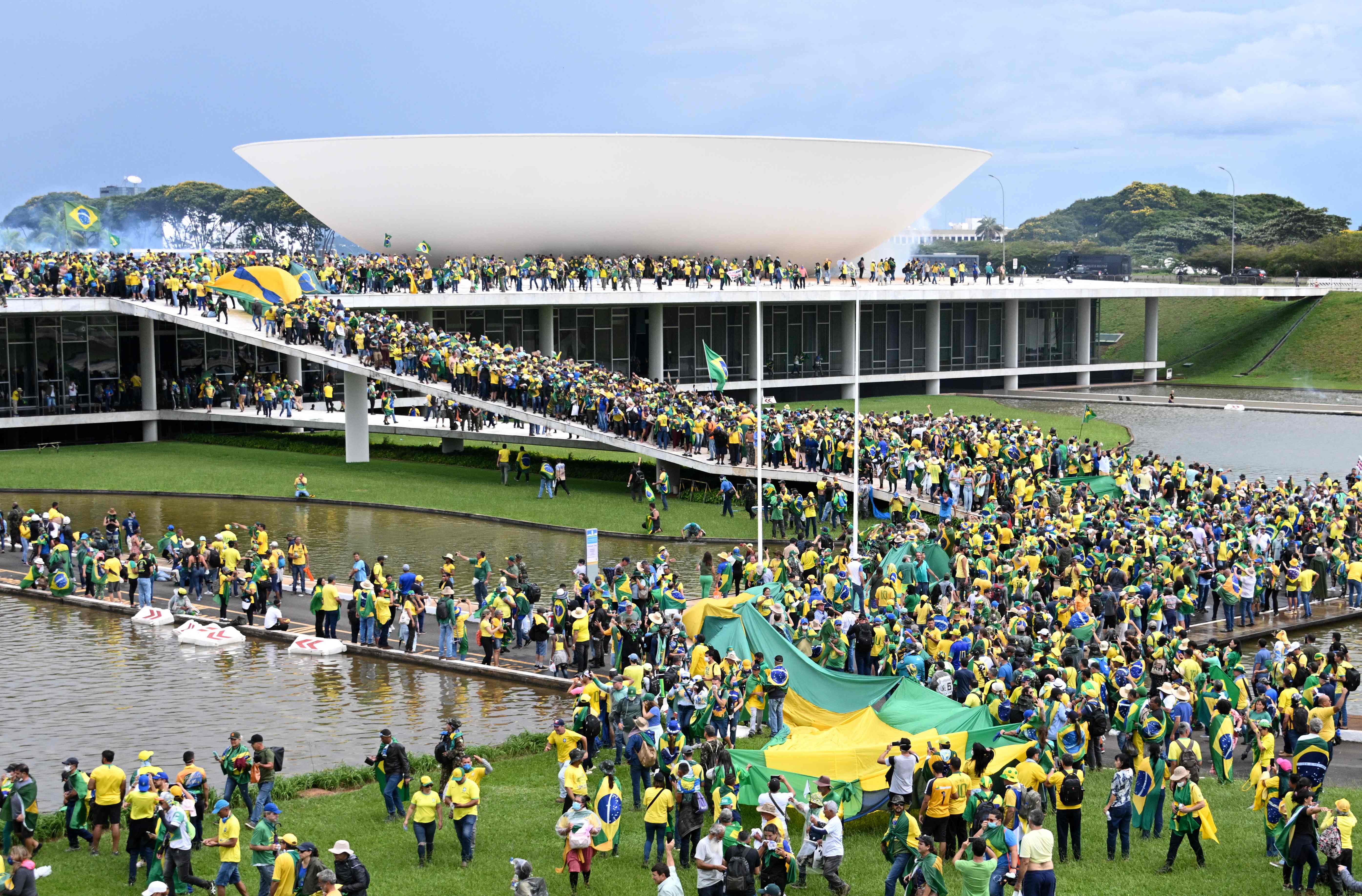 Bolsonaro supporters occupied key federal buildings in Brasília