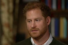 Prince Harry says he was able to spend time alone with Queen Elizabeth II after her death