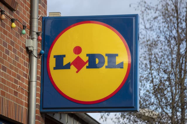 Discount supermarket Lidl has revealed its sales jumped by almost a quarter over the key festive period (Steve Parsons/PA)