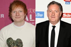 Piers Morgan apologises to Ed Sheeran after hacked Twitter account posted ‘abusive nonsense’