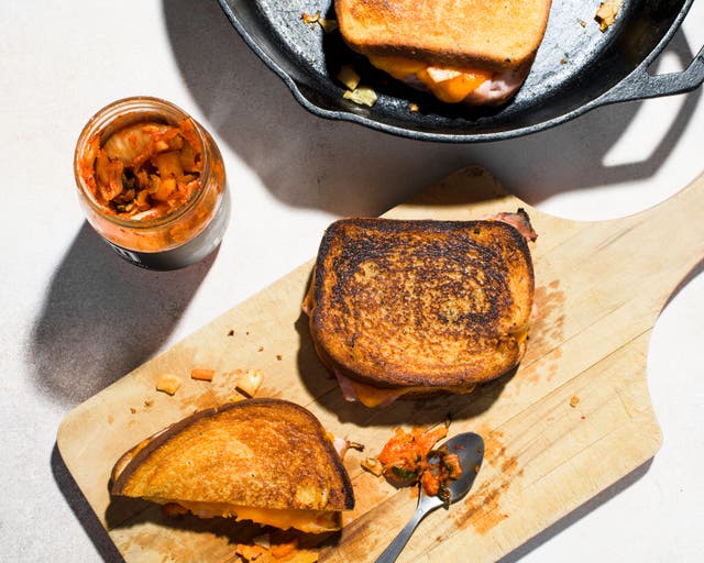 Food-MilkStreet- Kimchi Grilled Cheese with Ham