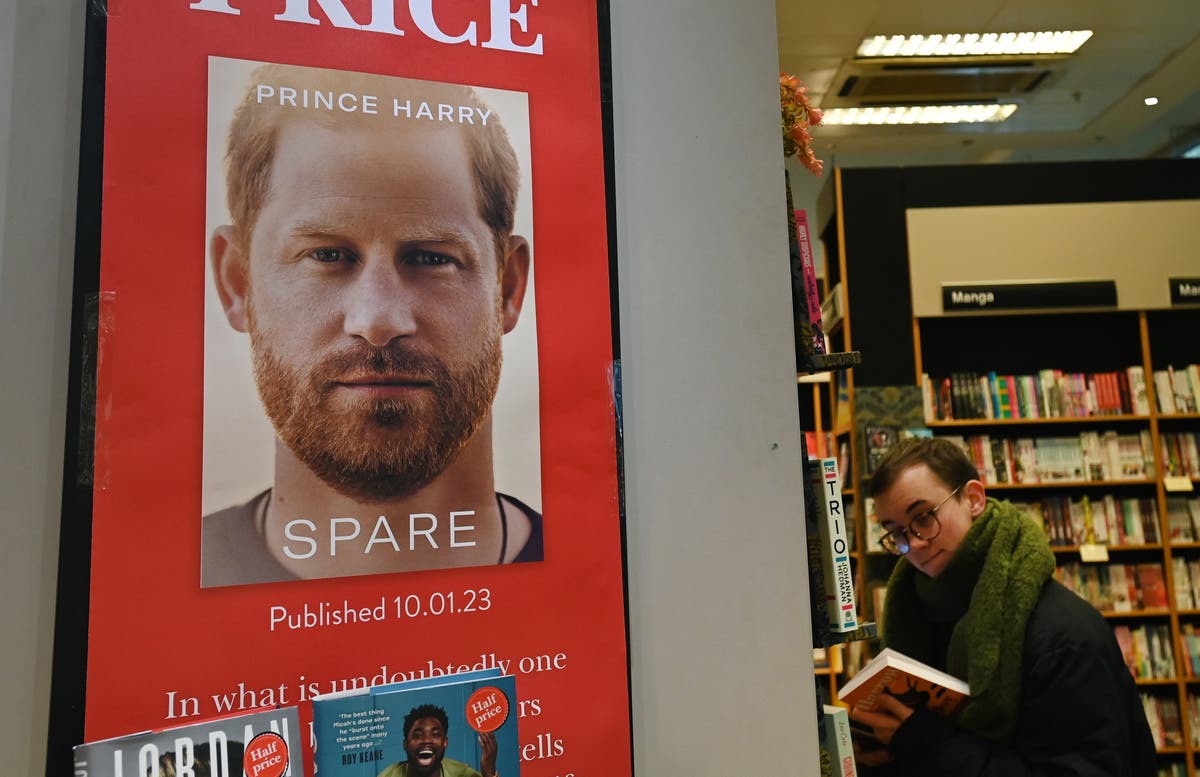 Prince Harry’s memoir already tops bestseller list as its predicted to be most popular book of the year