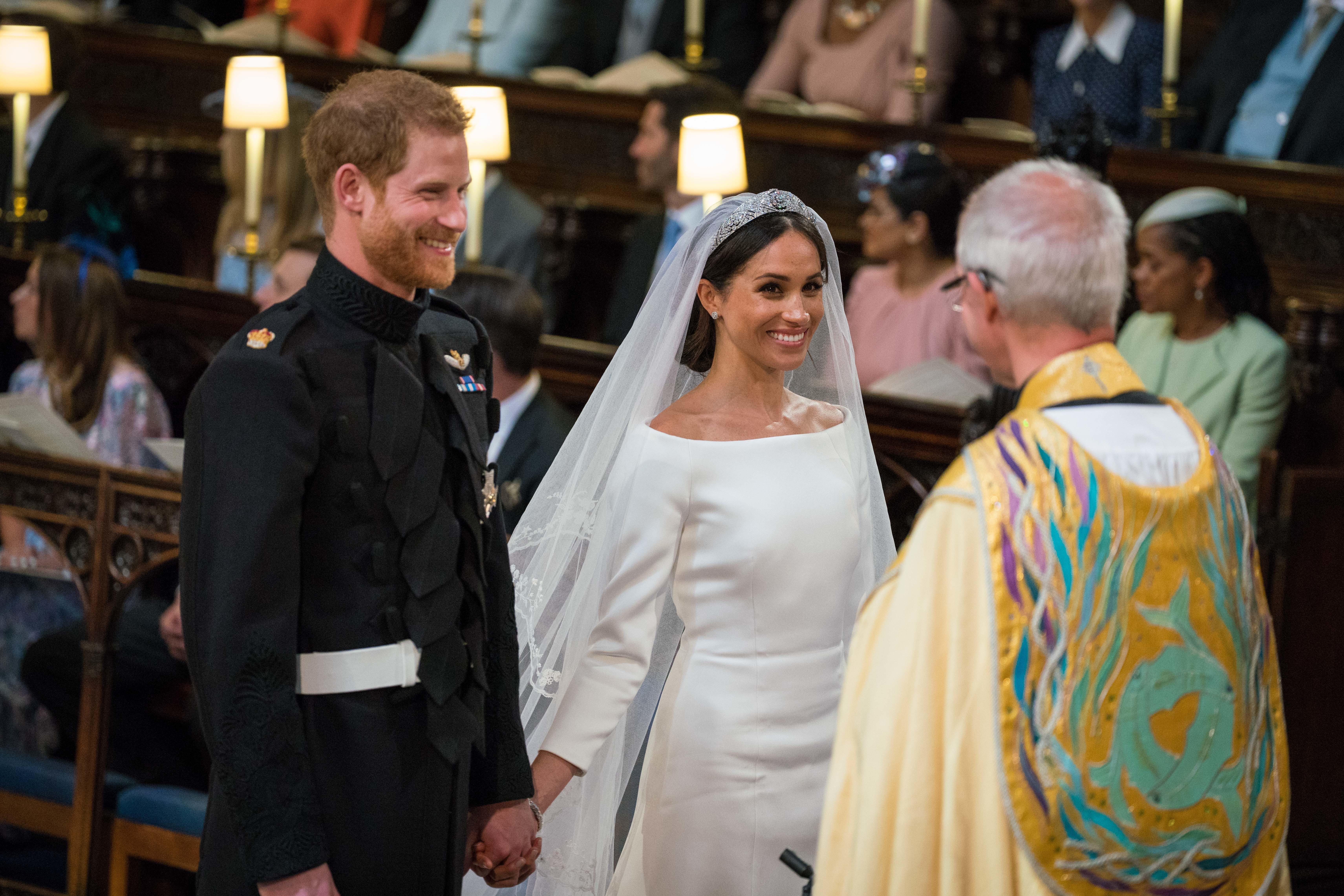 Harry says William told him to shave his beard off for his wedding day (Dominic Lipinski/PA)