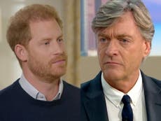 Richard Madeley criticises Prince Harry over ‘unconscious bias’ remarks: ‘You can’t have it both ways’