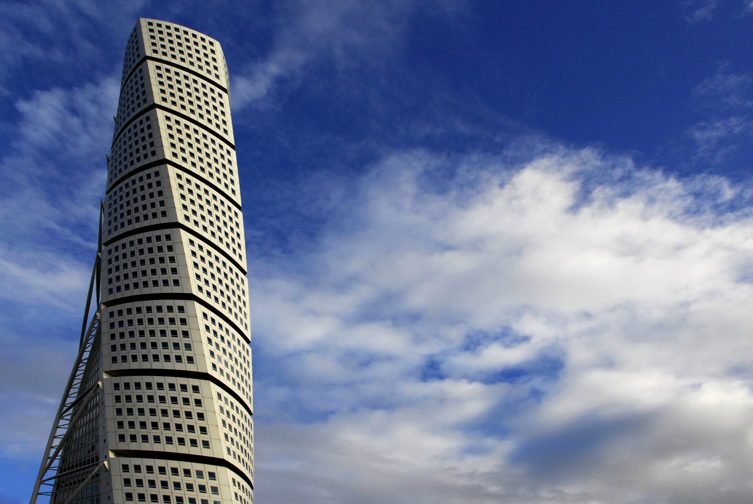 <p>Der „Turning Torso“ ist der höchste Wolkenkratzer Skandinaviens</p>