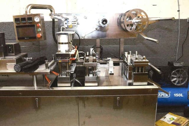 The drug-making equipment seized by police (Crown Office/PA)