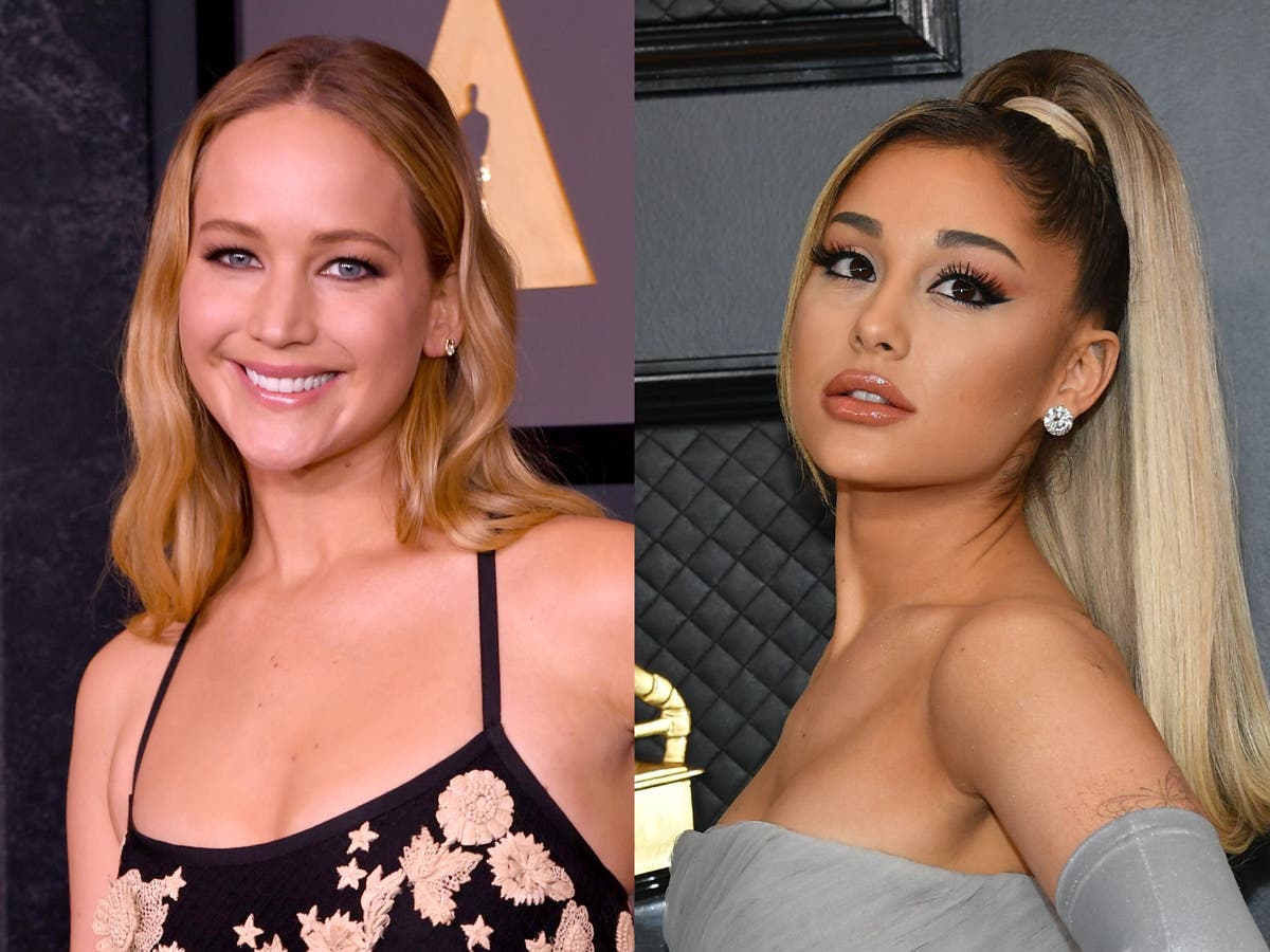 Jennifer Lawrence says she ‘looked like a contest winner’ when she met Ariana Grande