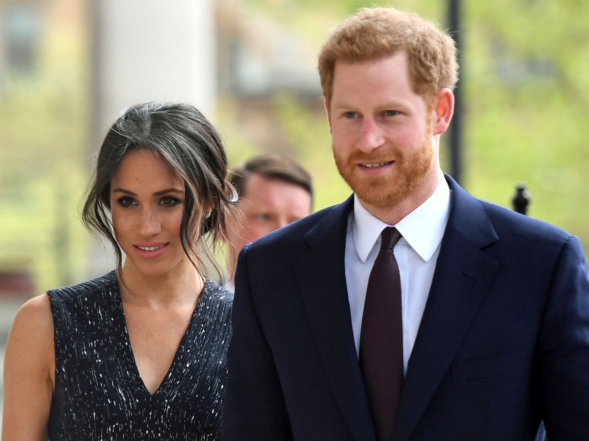 Prince Harry dodges question on why he and Meghan Markle haven’t given up their royal titles