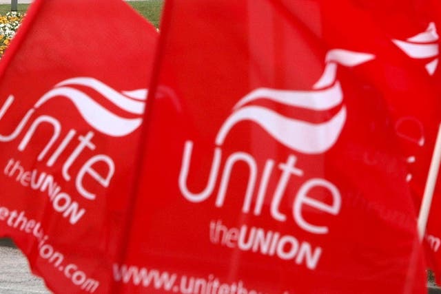 Unite members will strike (PA)