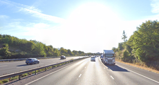 Man arrested after Mercedes driven down wrong side of motorway for 20 miles