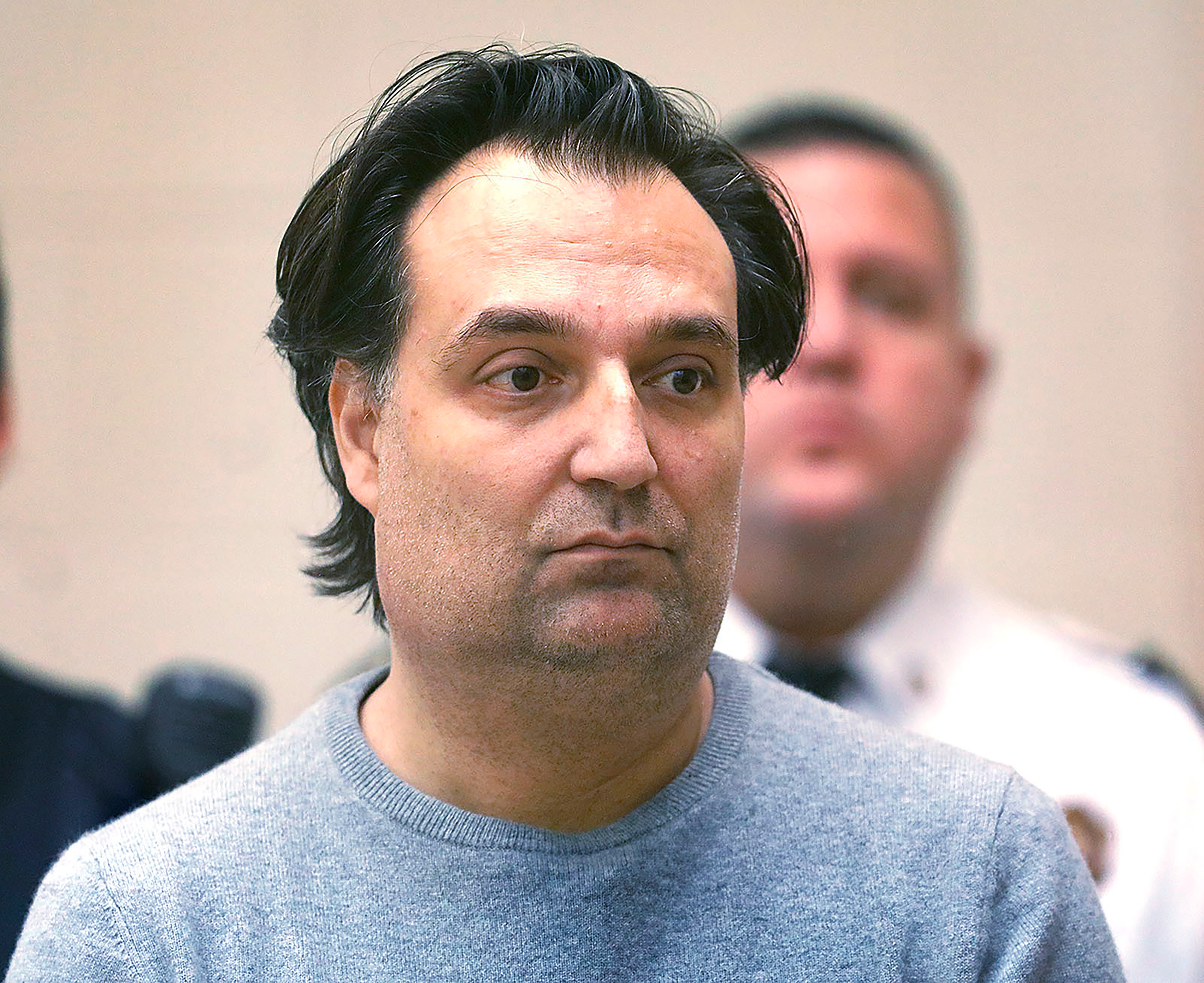 Brian Walshe, of Cohasset, faces a Quincy Court judge charged with impeding the investigation into his wife Ana' disappearance from their home Monday, Jan. 9, 2023