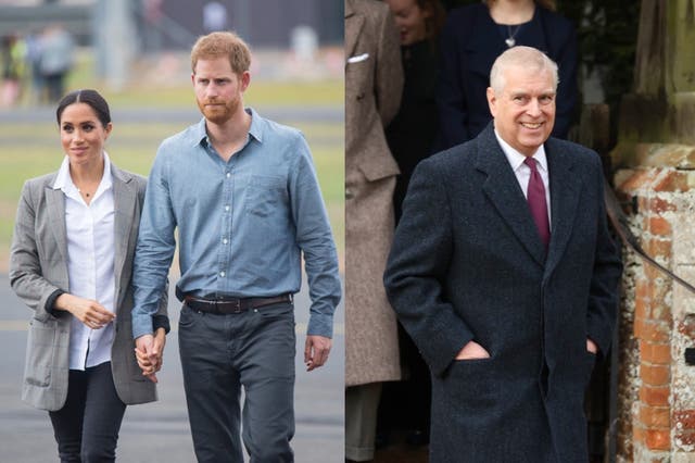 <p>Harry and Meghan’s UK residence has been reportedly offered to Prince Andrew </p>