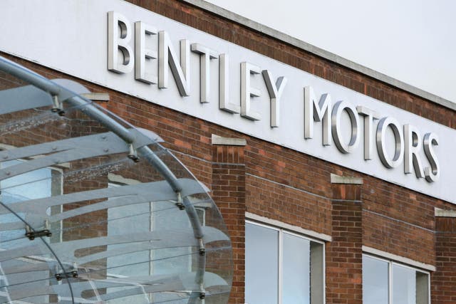 Bentley has become the latest luxury car maker to announce record sales (Martin Rickett/PA)