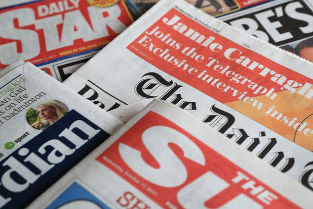 What the papers say – January 10 (PA)